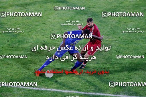 1714056, Tehran, , Iran Football Pro League، Persian Gulf Cup، Week 26، Second Leg، Esteghlal 1 v 1 Nassaji Qaemshahr on 2020/07/23 at Azadi Stadium