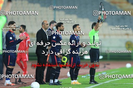 1721810, Tehran, Iran, لیگ برتر فوتبال ایران، Persian Gulf Cup، Week 2، First Leg، Persepolis 2 v 1 Nassaji Qaemshahr on 2021/10/27 at Azadi Stadium