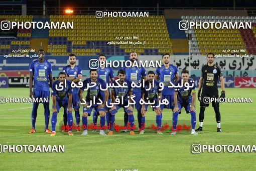 1727772, Bushehr, , Iran Football Pro League، Persian Gulf Cup، Week 23، Second Leg، Pars Jonoubi Jam 0 v 2 Esteghlal on 2020/07/27 at Takhti Stadium