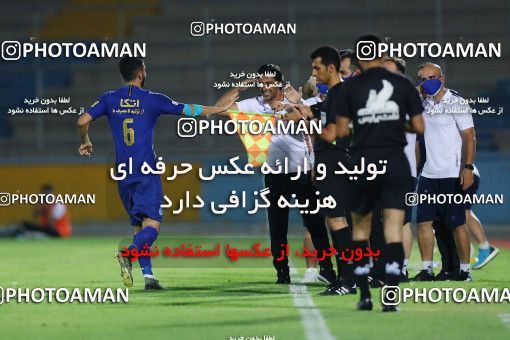 1727750, Bushehr, , Iran Football Pro League، Persian Gulf Cup، Week 23، Second Leg، Pars Jonoubi Jam 0 v 2 Esteghlal on 2020/07/27 at Takhti Stadium