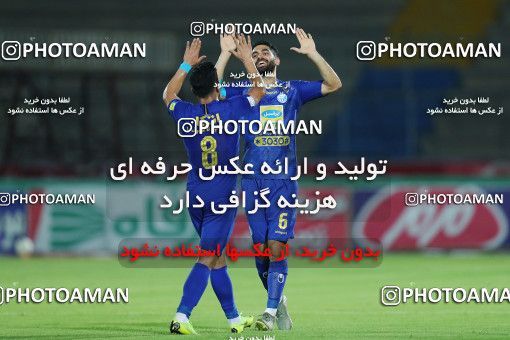 1727747, Bushehr, , Iran Football Pro League، Persian Gulf Cup، Week 23، Second Leg، Pars Jonoubi Jam 0 v 2 Esteghlal on 2020/07/27 at Takhti Stadium