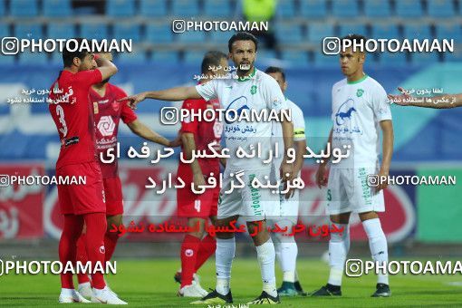 1727783, Tabriz, Iran, Iran Football Pro League، Persian Gulf Cup، Week 24، Second Leg، Mashin Sazi Tabriz 0 v 1 Persepolis on 2020/07/10 at Gostaresh Foolad Stadium