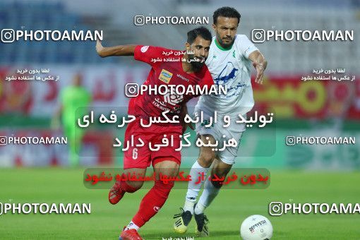 1727788, Tabriz, Iran, Iran Football Pro League، Persian Gulf Cup، Week 24، Second Leg، Mashin Sazi Tabriz 0 v 1 Persepolis on 2020/07/10 at Gostaresh Foolad Stadium