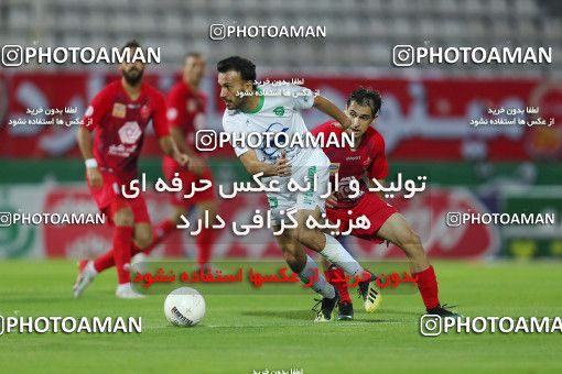 1727781, Tabriz, Iran, Iran Football Pro League، Persian Gulf Cup، Week 24، Second Leg، Mashin Sazi Tabriz 0 v 1 Persepolis on 2020/07/10 at Gostaresh Foolad Stadium