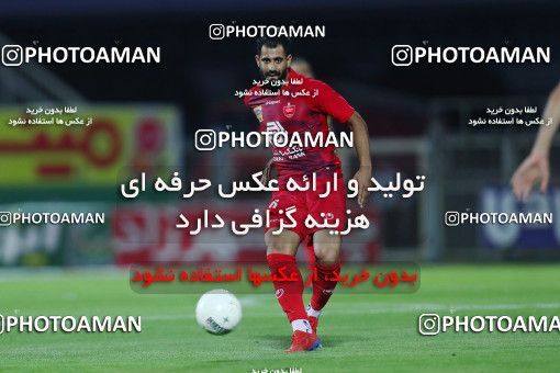 1727825, Tabriz, Iran, Iran Football Pro League، Persian Gulf Cup، Week 24، Second Leg، Mashin Sazi Tabriz 0 v 1 Persepolis on 2020/07/10 at Gostaresh Foolad Stadium