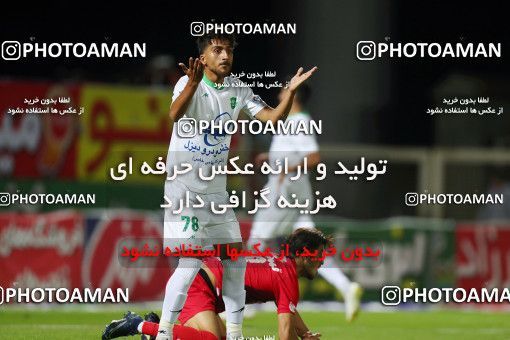 1727827, Tabriz, Iran, Iran Football Pro League، Persian Gulf Cup، Week 24، Second Leg، Mashin Sazi Tabriz 0 v 1 Persepolis on 2020/07/10 at Gostaresh Foolad Stadium