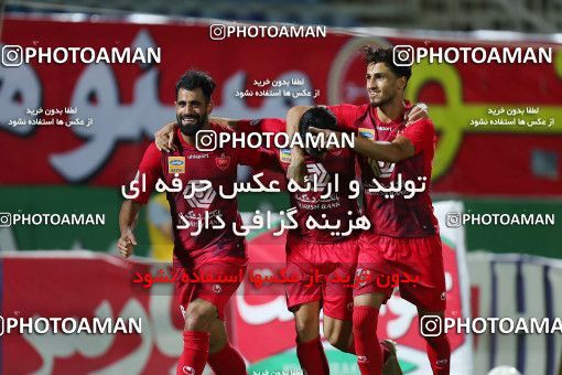 1727797, Tabriz, Iran, Iran Football Pro League، Persian Gulf Cup، Week 24، Second Leg، Mashin Sazi Tabriz 0 v 1 Persepolis on 2020/07/10 at Gostaresh Foolad Stadium