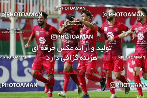 1727794, Tabriz, Iran, Iran Football Pro League، Persian Gulf Cup، Week 24، Second Leg، Mashin Sazi Tabriz 0 v 1 Persepolis on 2020/07/10 at Gostaresh Foolad Stadium
