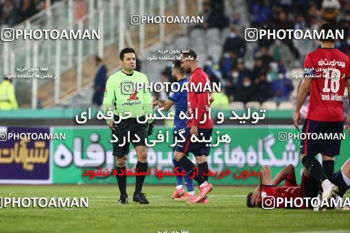 1750772, لیگ برتر فوتبال ایران، Persian Gulf Cup، Week 5، First Leg، 2021/11/19، Tehran، Azadi Stadium، Esteghlal 0 - 0 Nassaji Qaemshahr