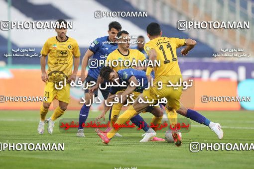 1764222, Tehran, Iran, لیگ برتر فوتبال ایران، Persian Gulf Cup، Week 10، First Leg، Esteghlal 1 v 0 Sepahan on 2021/12/14 at Azadi Stadium