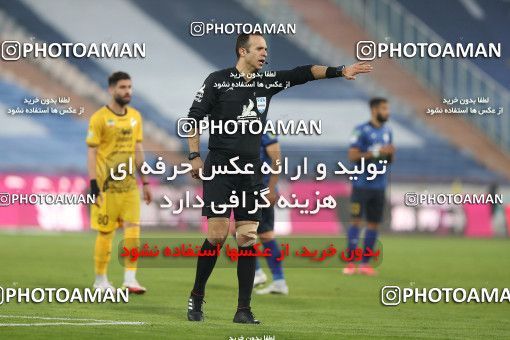 1764291, Tehran, Iran, لیگ برتر فوتبال ایران، Persian Gulf Cup، Week 10، First Leg، Esteghlal 1 v 0 Sepahan on 2021/12/14 at Azadi Stadium