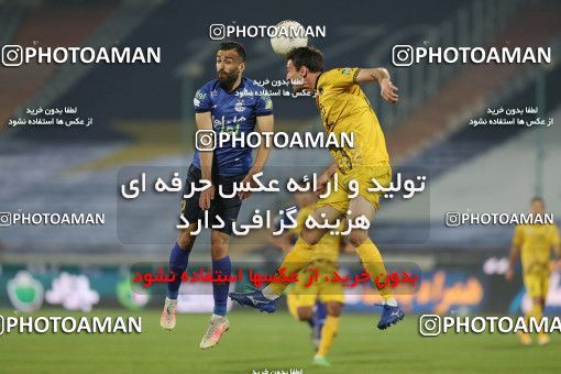 1764285, لیگ برتر فوتبال ایران، Persian Gulf Cup، Week 10، First Leg، 2021/12/14، Tehran، Azadi Stadium، Esteghlal 1 - 0 Sepahan
