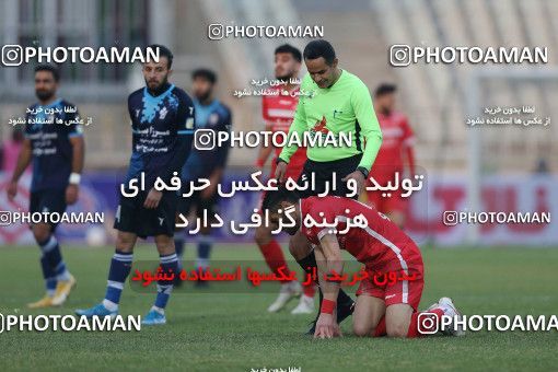 1766655, Tehran, Iran, لیگ برتر فوتبال ایران، Persian Gulf Cup، Week 10، First Leg، Paykan 1 v 3 Persepolis on 2021/12/15 at Shahid Dastgerdi Stadium