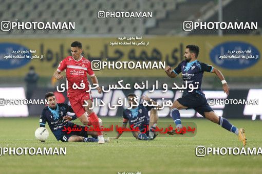 1766698, لیگ برتر فوتبال ایران، Persian Gulf Cup، Week 10، First Leg، 2021/12/15، Tehran، Shahid Dastgerdi Stadium، Paykan 1 - 3 Persepolis