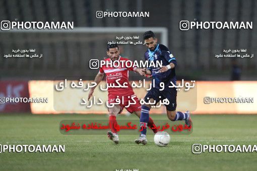 1766695, لیگ برتر فوتبال ایران، Persian Gulf Cup، Week 10، First Leg، 2021/12/15، Tehran، Shahid Dastgerdi Stadium، Paykan 1 - 3 Persepolis