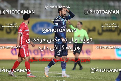 1766653, Tehran, Iran, لیگ برتر فوتبال ایران، Persian Gulf Cup، Week 10، First Leg، Paykan 1 v 3 Persepolis on 2021/12/15 at Shahid Dastgerdi Stadium
