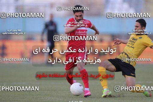 1780437, Arak, Iran, لیگ برتر فوتبال ایران، Persian Gulf Cup، Week 12، First Leg، Sepahan 0 v 1 Persepolis on 2021/12/29 at Arak Imam Khomeini Stadium