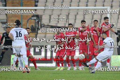1838332, Tehran, Iran, لیگ برتر فوتبال ایران، Persian Gulf Cup، Week 11، First Leg، Persepolis 2 v 0 Zob Ahan Esfahan on 2021/12/24 at Azadi Stadium