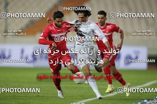 1838321, Tehran, Iran, لیگ برتر فوتبال ایران، Persian Gulf Cup، Week 11، First Leg، Persepolis 2 v 0 Zob Ahan Esfahan on 2021/12/24 at Azadi Stadium