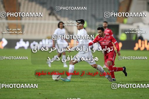 1780682, Tehran, Iran, لیگ برتر فوتبال ایران، Persian Gulf Cup، Week 11، First Leg، Persepolis 2 v 0 Zob Ahan Esfahan on 2021/12/24 at Azadi Stadium