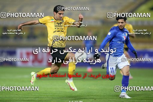 1786528, Isfahan, Iran, لیگ برتر فوتبال ایران، Persian Gulf Cup، Week 9، First Leg، Sepahan 1 v 0 Sanat Naft Abadan on 2021/12/09 at Naghsh-e Jahan Stadium