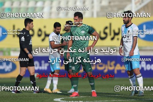 1790326, Tehran, , لیگ برتر فوتبال ایران، Persian Gulf Cup، Week 14، First Leg، Paykan 1 v 1 Aluminium Arak on 2022/01/08 at Shahid Dastgerdi Stadium