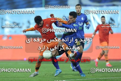1790663, Tehran, Iran, لیگ برتر فوتبال ایران، Persian Gulf Cup، Week 14، First Leg، Esteghlal 3 v 2 Mes Rafsanjan on 2022/01/08 at Azadi Stadium
