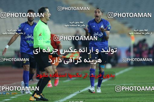 1790700, Tehran, Iran, لیگ برتر فوتبال ایران، Persian Gulf Cup، Week 14، First Leg، Esteghlal 3 v 2 Mes Rafsanjan on 2022/01/08 at Azadi Stadium