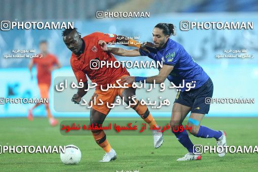 1790842, لیگ برتر فوتبال ایران، Persian Gulf Cup، Week 14، First Leg، 2022/01/08، Tehran، Azadi Stadium، Esteghlal 3 - 2 Mes Rafsanjan