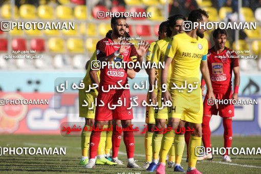 1807527, Tehran, Iran, Iran Football Pro League، Persian Gulf Cup، Week 16، Second Leg، Pars Jonoubi Jam 0 v 1 Persepolis on 2019/12/19 at Takhti Stadium