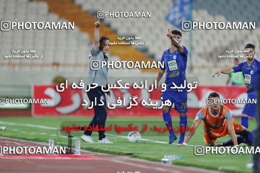 1809383, Tehran, , Iran Football Pro League، Persian Gulf Cup، Week 22، Second Leg، Esteghlal 1 v 1 Saipa on 2020/06/29 at Azadi Stadium