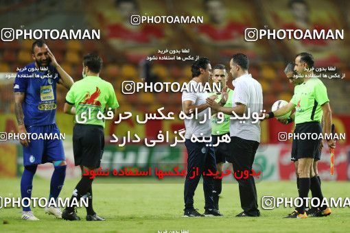 1809697, Iran Football Pro League، Persian Gulf Cup، Week 17، Second Leg، 2020/06/24، Ahvaz، Foolad Arena، Foulad Khouzestan 2 - ۱ Esteghlal