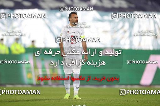 1816811, Tehran, Iran, لیگ برتر فوتبال ایران، Persian Gulf Cup، Week 17، Second Leg، Esteghlal 1 v 0 Zob Ahan Esfahan on 2022/02/13 at Azadi Stadium