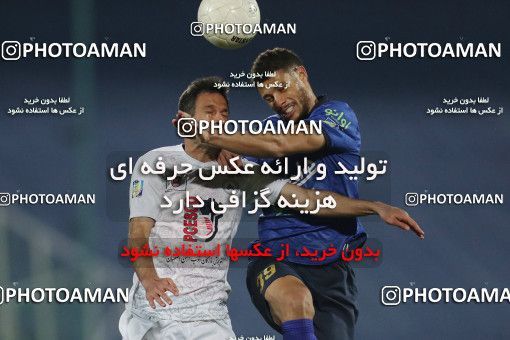 1816760, Tehran, Iran, لیگ برتر فوتبال ایران، Persian Gulf Cup، Week 17، Second Leg، Esteghlal 1 v 0 Zob Ahan Esfahan on 2022/02/13 at Azadi Stadium