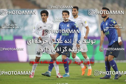 1816652, Tehran, Iran, لیگ برتر فوتبال ایران، Persian Gulf Cup، Week 17، Second Leg، Esteghlal 1 v 0 Zob Ahan Esfahan on 2022/02/13 at Azadi Stadium