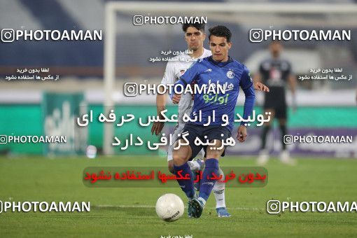 1816853, Tehran, Iran, لیگ برتر فوتبال ایران، Persian Gulf Cup، Week 17، Second Leg، Esteghlal 1 v 0 Zob Ahan Esfahan on 2022/02/13 at Azadi Stadium