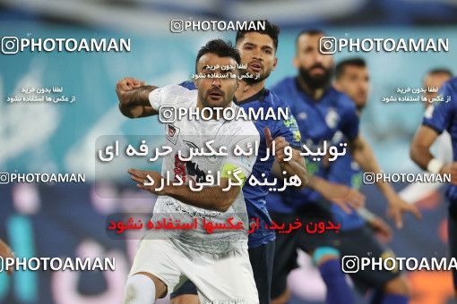 1816742, Tehran, Iran, لیگ برتر فوتبال ایران، Persian Gulf Cup، Week 17، Second Leg، Esteghlal 1 v 0 Zob Ahan Esfahan on 2022/02/13 at Azadi Stadium