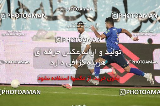 1816743, Tehran, Iran, لیگ برتر فوتبال ایران، Persian Gulf Cup، Week 17، Second Leg، Esteghlal 1 v 0 Zob Ahan Esfahan on 2022/02/13 at Azadi Stadium