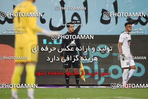 1816690, Tehran, Iran, لیگ برتر فوتبال ایران، Persian Gulf Cup، Week 17، Second Leg، Esteghlal 1 v 0 Zob Ahan Esfahan on 2022/02/13 at Azadi Stadium