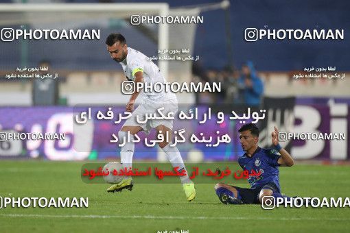 1816683, Tehran, Iran, لیگ برتر فوتبال ایران، Persian Gulf Cup، Week 17، Second Leg، Esteghlal 1 v 0 Zob Ahan Esfahan on 2022/02/13 at Azadi Stadium