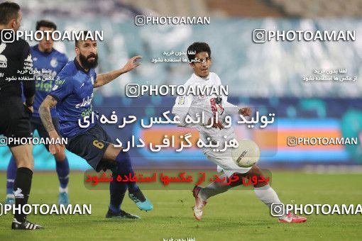 1816848, Tehran, Iran, لیگ برتر فوتبال ایران، Persian Gulf Cup، Week 17، Second Leg، Esteghlal 1 v 0 Zob Ahan Esfahan on 2022/02/13 at Azadi Stadium