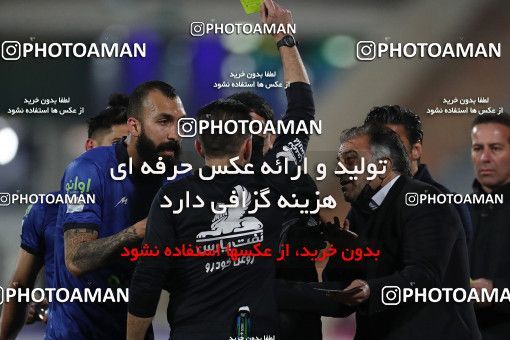 1816709, Tehran, Iran, لیگ برتر فوتبال ایران، Persian Gulf Cup، Week 17، Second Leg، Esteghlal 1 v 0 Zob Ahan Esfahan on 2022/02/13 at Azadi Stadium