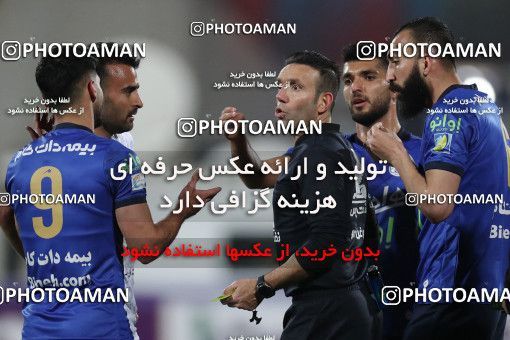 1816834, Tehran, Iran, لیگ برتر فوتبال ایران، Persian Gulf Cup، Week 17، Second Leg، Esteghlal 1 v 0 Zob Ahan Esfahan on 2022/02/13 at Azadi Stadium