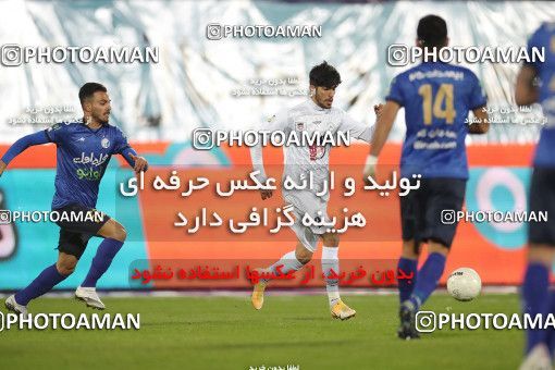 1816700, Tehran, Iran, لیگ برتر فوتبال ایران، Persian Gulf Cup، Week 17، Second Leg، Esteghlal 1 v 0 Zob Ahan Esfahan on 2022/02/13 at Azadi Stadium