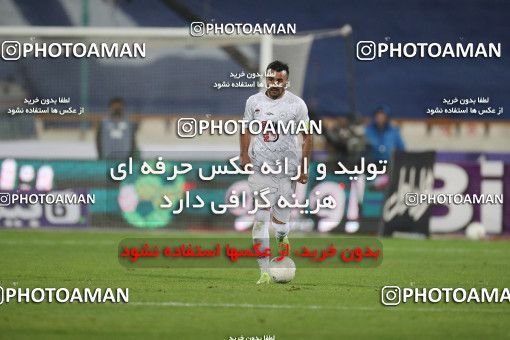 1816723, Tehran, Iran, لیگ برتر فوتبال ایران، Persian Gulf Cup، Week 17، Second Leg، Esteghlal 1 v 0 Zob Ahan Esfahan on 2022/02/13 at Azadi Stadium