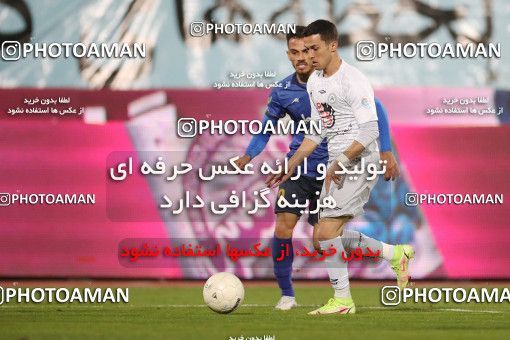 1816676, Tehran, Iran, لیگ برتر فوتبال ایران، Persian Gulf Cup، Week 17، Second Leg، Esteghlal 1 v 0 Zob Ahan Esfahan on 2022/02/13 at Azadi Stadium