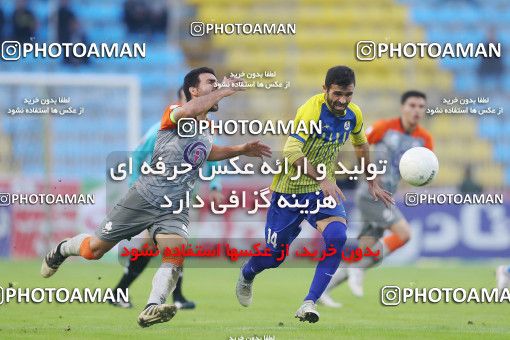 1821247, Iran Football Pro League، Persian Gulf Cup، Week 14، First Leg، 2019/12/10، null، Behnam Mohammadi Stadium، Naft M Soleyman 2 - ۱ Saipa