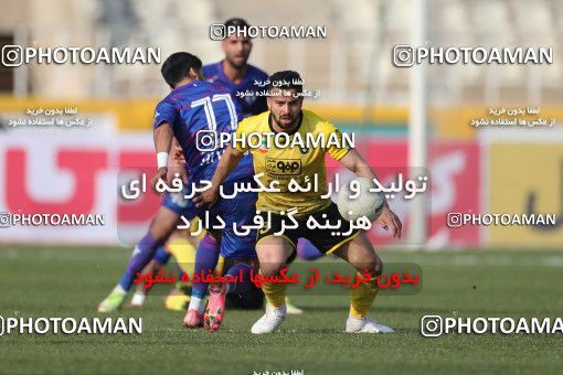 1824323, Tehran, , لیگ برتر فوتبال ایران، Persian Gulf Cup، Week 18، Second Leg، Havadar S.C. 0 v 0 Sepahan on 2022/02/18 at Shahid Dastgerdi Stadium
