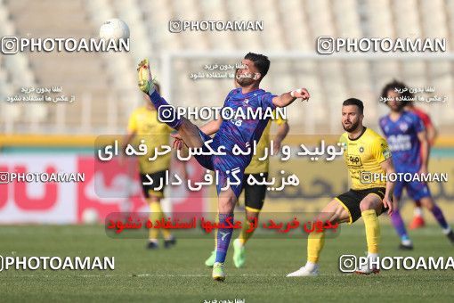 1824420, Tehran, , لیگ برتر فوتبال ایران، Persian Gulf Cup، Week 18، Second Leg، Havadar S.C. 0 v 0 Sepahan on 2022/02/18 at Shahid Dastgerdi Stadium