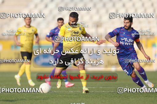 1824116, Tehran, , لیگ برتر فوتبال ایران، Persian Gulf Cup، Week 18، Second Leg، Havadar S.C. 0 v 0 Sepahan on 2022/02/18 at Shahid Dastgerdi Stadium